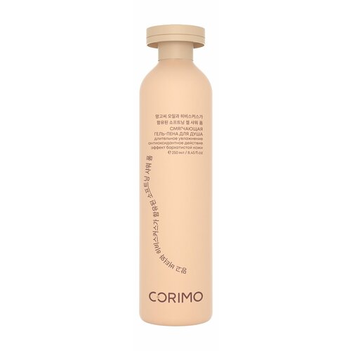 CORIMO Гель-пена для душа смягчающий с маслом манговых косточек и гибискусом 250 мл 608₽
