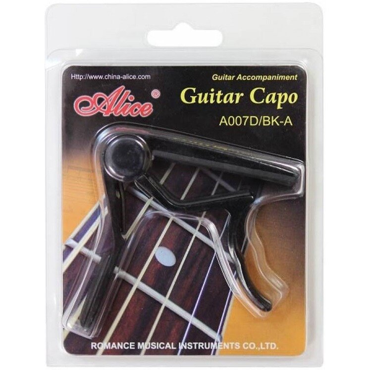 Каподастр для гитары Alice A007D/BK-A — фото 1