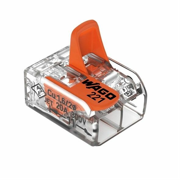 фото Клемма универсальная компактная 2х(0.14-4.0) WAGO 10 шт.