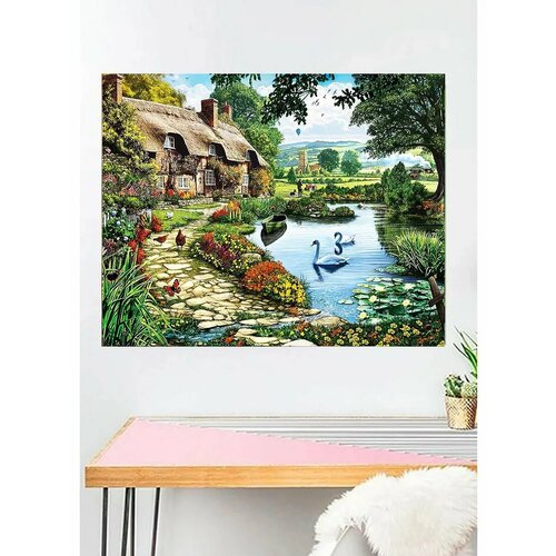 Алмазная мозаика на подрамнике 33х43 1123₽