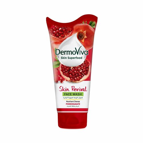 DermoViva SKIN REVIVAL Face Wash POMEGRANATE Dabur обновление кожи гель для умывания с гранатом - насыщенный питательными веществами Дабур 150 мл 920₽