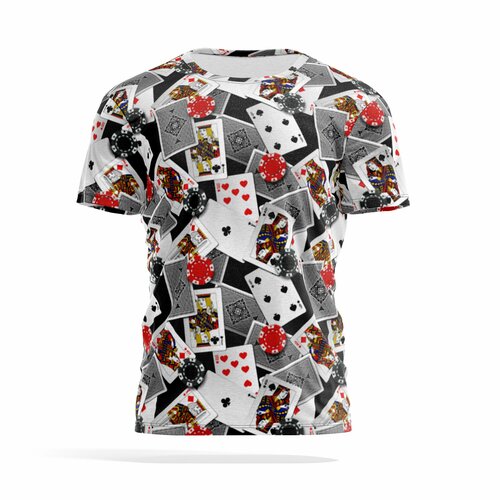 Футболка мужская 3D Покер Геймерам Игральные карты 1390₽