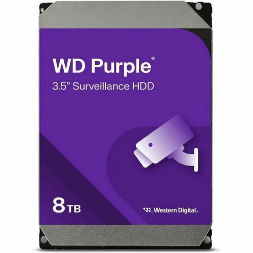 Жёсткий диск 8Tb SATA-III WD Purple WD85PURZ 20230₽
