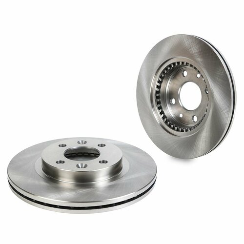 Диск тормозной VOLRAM передний для LADA Largus без ABS RENAULT Logan I 04- Logan II 13- 2417₽