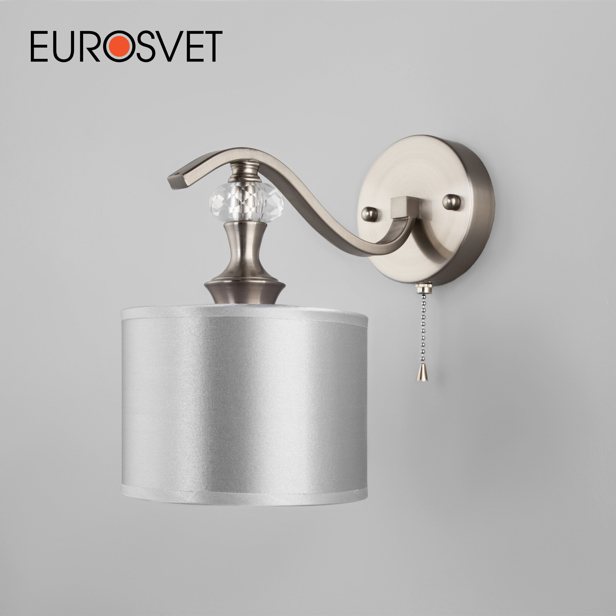 фото Бра Eurosvet Ofelia 60070/1 сатин-никель