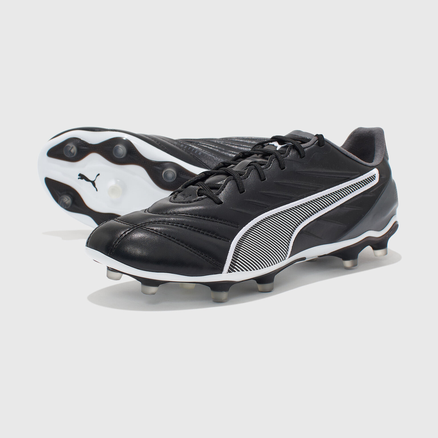 Бутсы PUMA KING PRO FG/AG, размер 7 UK, черный