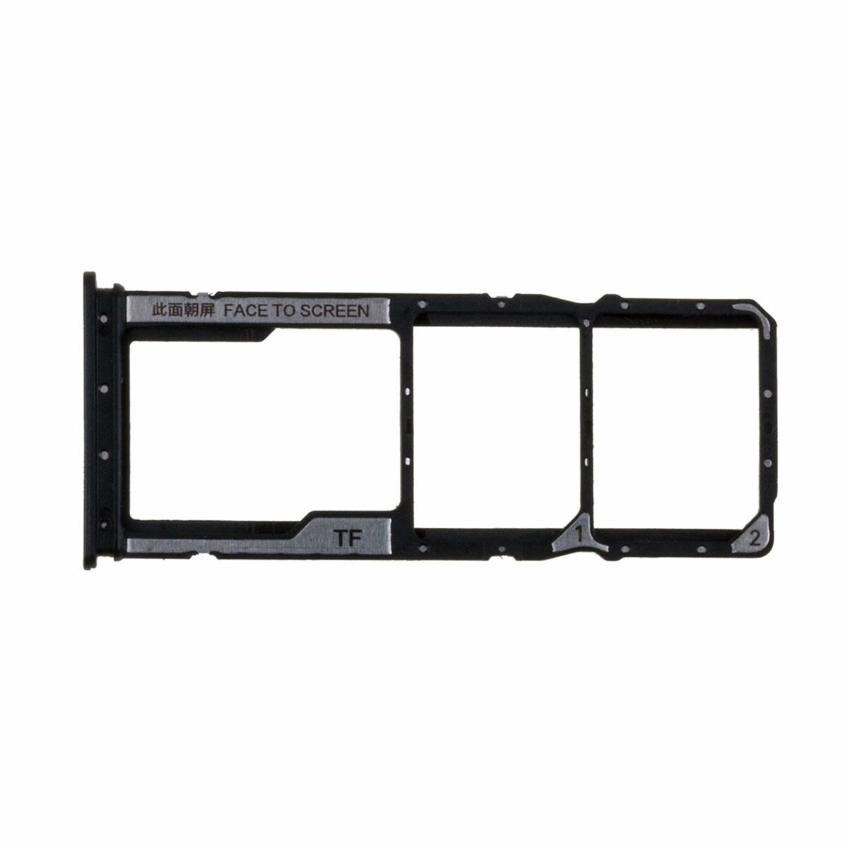 Лоток Sim-карты для Xiaomi Redmi 10C (220333QNY, 220333QAG) и карты памяти серый