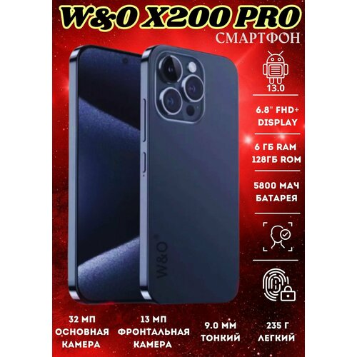 Смартфон WO X200 PRO blue 8920₽