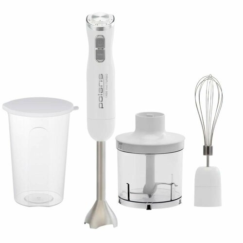 Блендер ручной погружной 3 в 1 Polaris PHB 1485 белый 8585₽