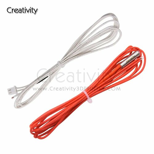 Термистор и картриджный нагреватель для 3D-принтера Ender3 100K Creativity, 24V