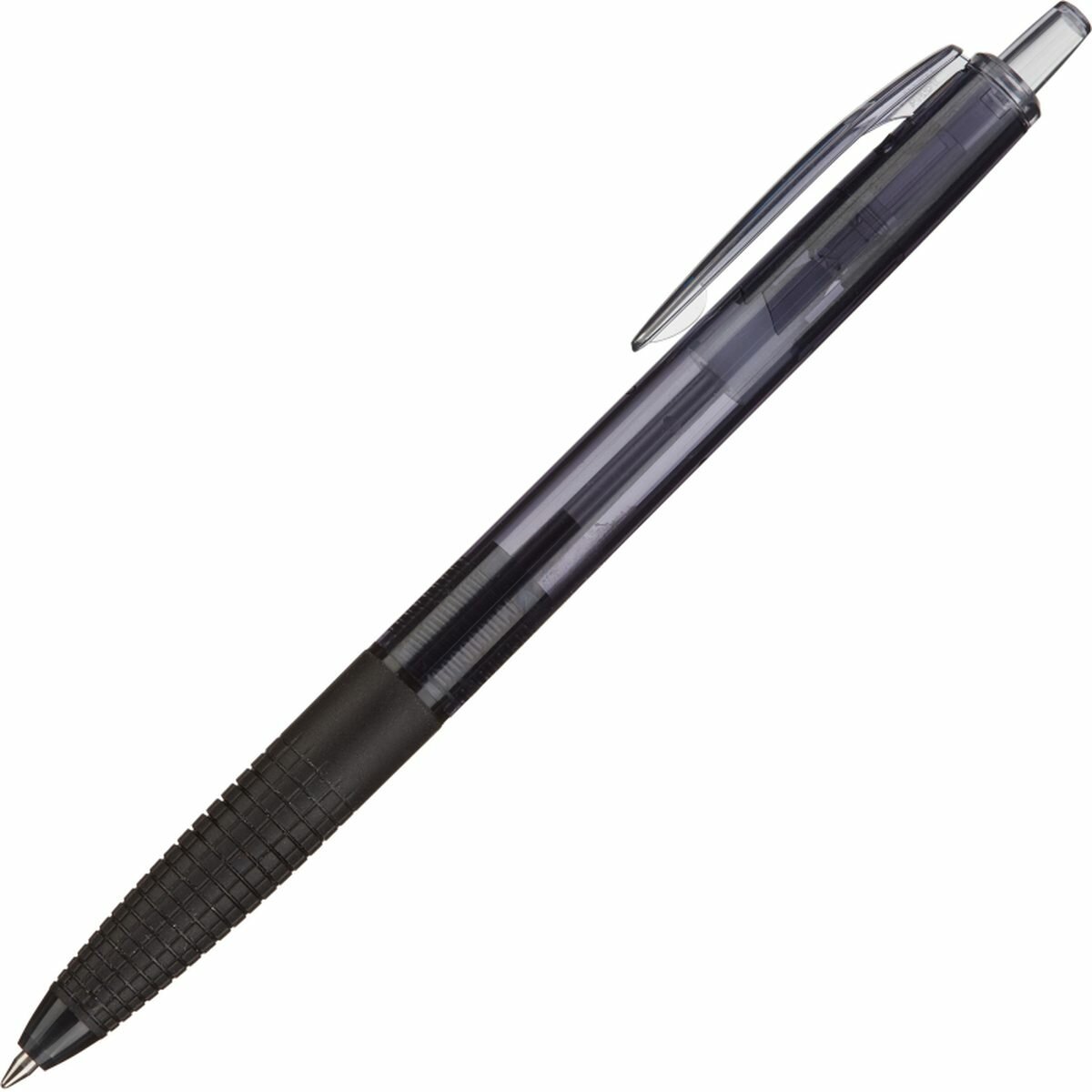 Ручка шариковая автоматическая Pilot Super Grip G (0.22мм, черная, масляная основа) (BPGG-8R-F-B), 12шт.