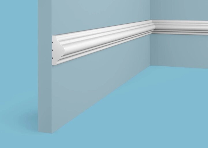 Молдинг настенный 2шт  38х18х1750мм Экополимер EVROPLINT VR409