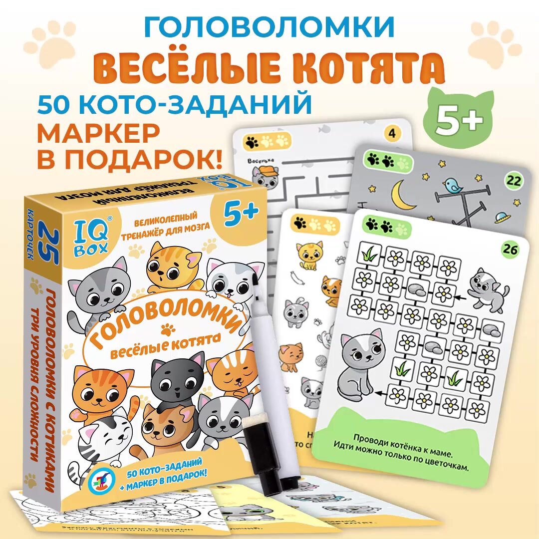 Развивающая игра Дрофа-Медиа. Карточные игры. Головоломки От 5 лет — фото 1