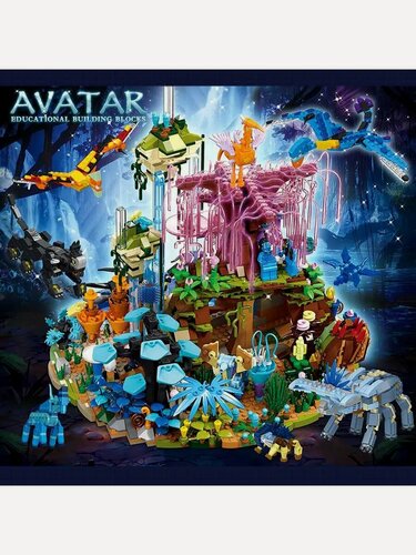Изображение товара Конструктор Avatar Аватар Путь воды Дерево Душ 2986 деталей