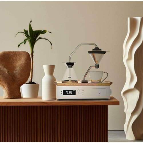 Машина с будильником для приготовления чая и кофе Barisieur Joy Resolve белая 68380₽