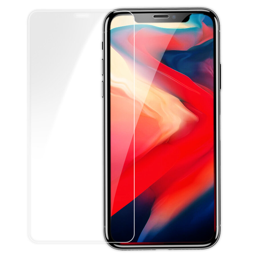Защитное стекло BASEUS SGAPIPH65S-GS02 для iPhone XS Max/11 Pro Max, (2шт), прозрачный — фото 1
