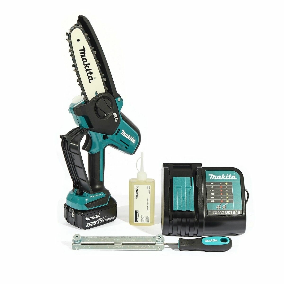Пила цепная DUC150SF + аккумулятор и з/у Makita
