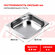 Гастроемкость Kitchen Muse GN 1/2 65 мм, мод. 812-2, нерж. сталь,...