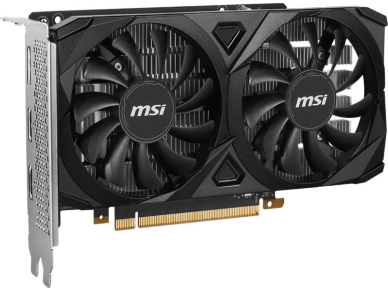 Видеокарта PCI-E 4.0 RTX 3050 VENTUS 2X E 6G OC NVIDIA GeForce RTX 3050 6Gb 96bit GDDR6 1492/14000 HDMIx2 DPx1 HDCP Ret