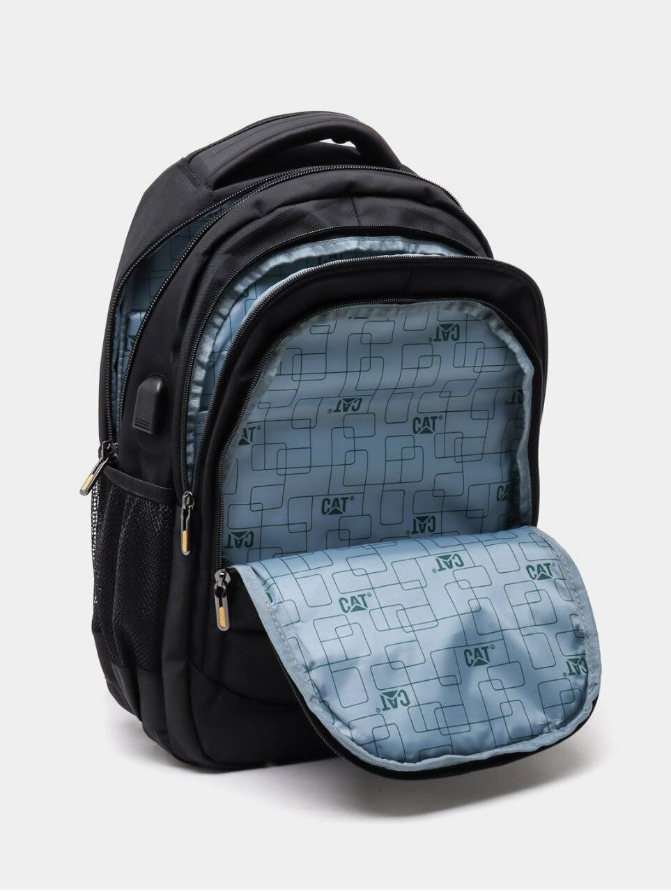 Сумка-рюкзак , фактура матовая, черный — фото 1