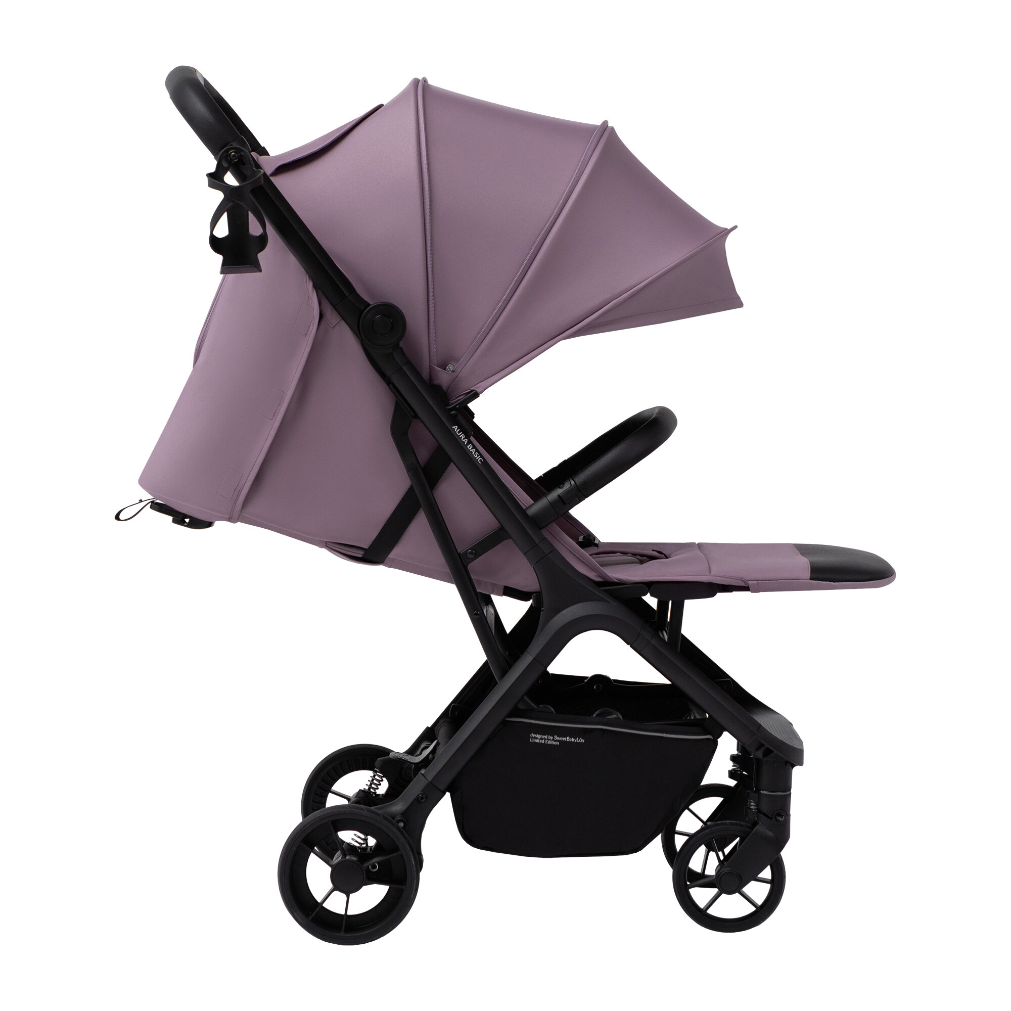 Обзор: Прогулочная коляска Sweet Baby Aura, цвет Rose / Basic (Фиолетовый), артикул производителя 427570