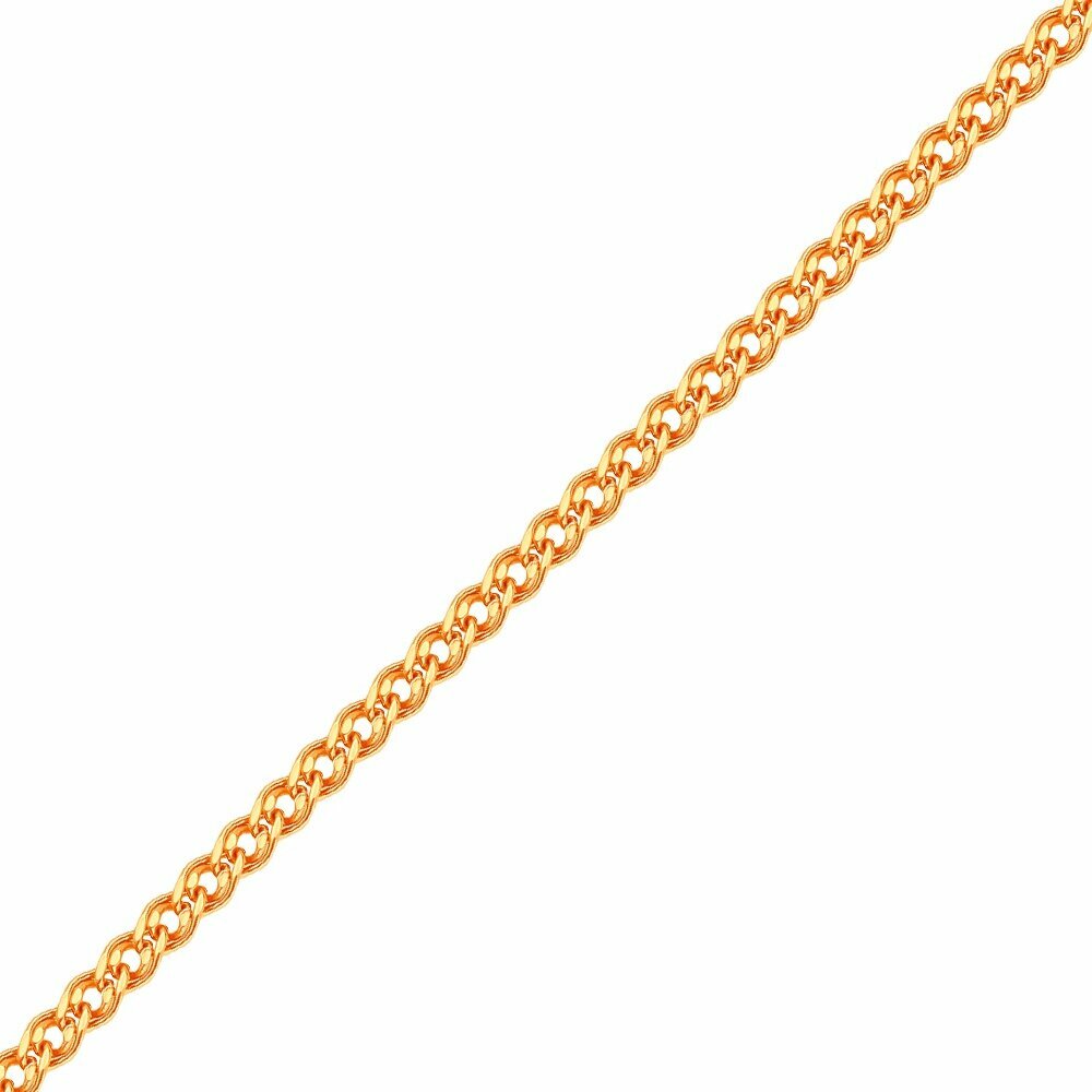 Цепь 585GOLD, красное золото, 585 проба, длина 50 см, средний вес 1.57 г, , красный