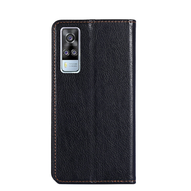 Чехол-книжка MyPads для Vivo Y31 / Y53s 4G / Виво Y31/Y51s 4G,(черный)