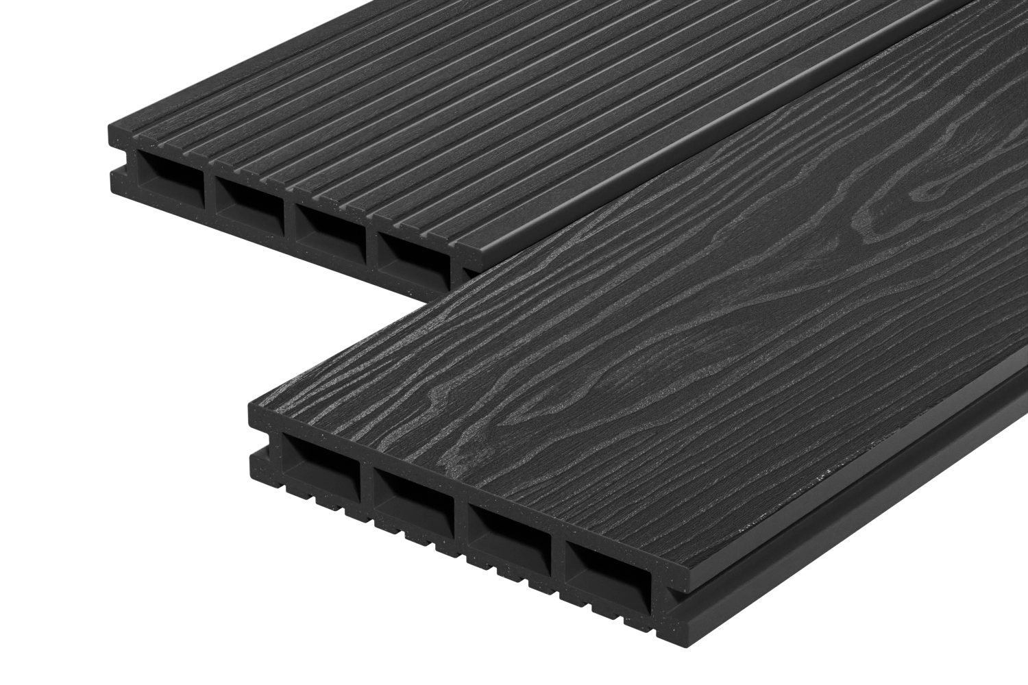 Террасная доска Decking Urban 150х24х3000 045м2 графит (Жженый Кедр)