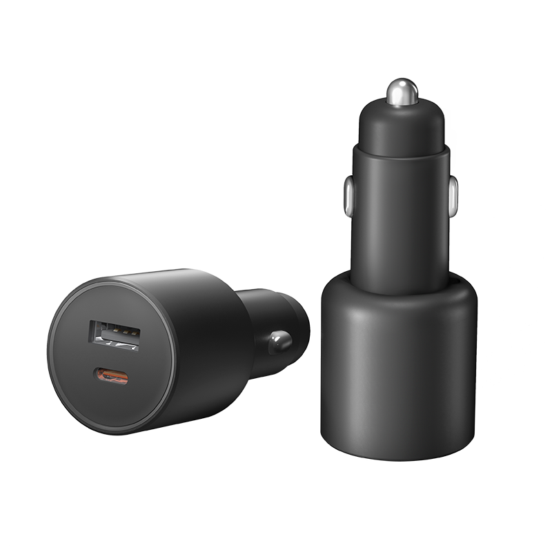 Автомобильное зарядное устройство Xiaomi Car Charge, 100 W, 2 порта, Чёрный