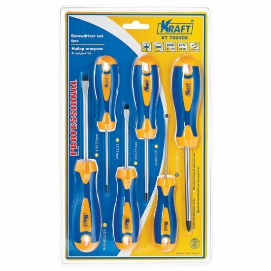 Набор отверток Kraft КТ 700402 6 предметов