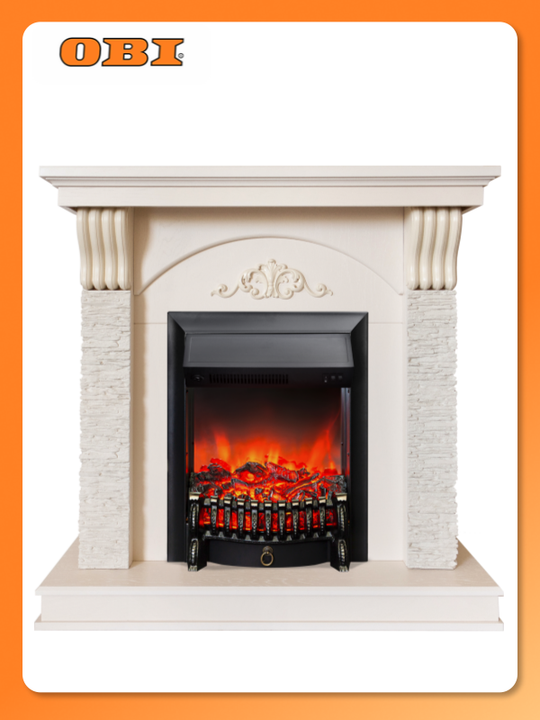 Каминокомплект RealFlame CORFINO STD + Fobos LUX встраиваемый угольный