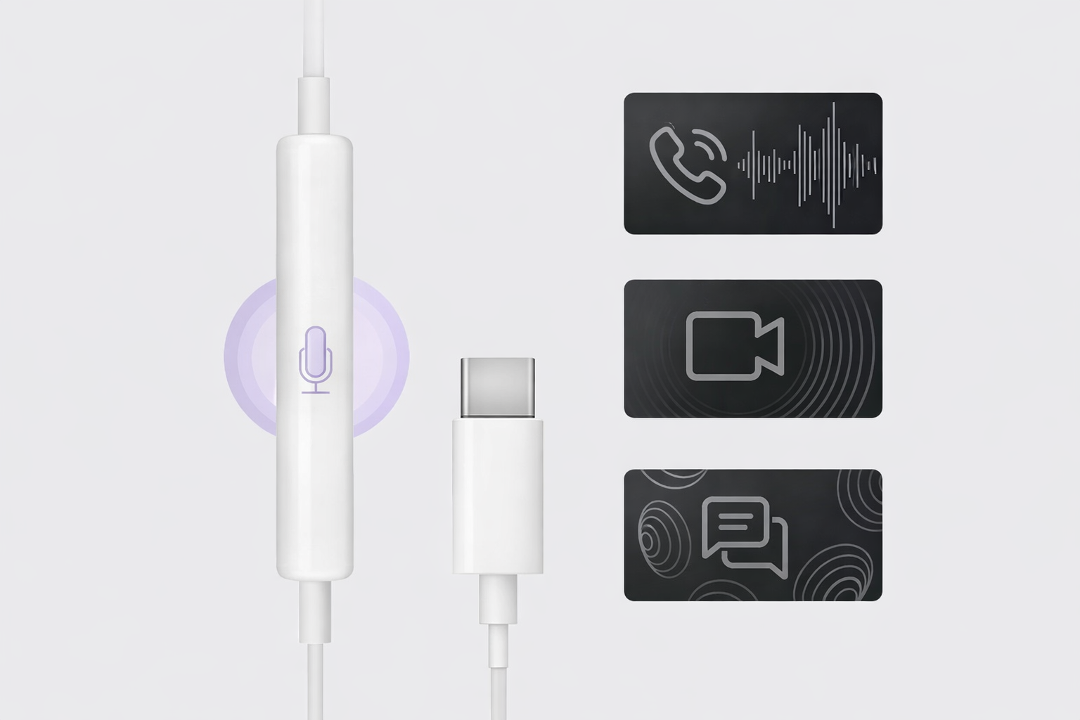 Наушники EarPods, проводные, для iPhone 15/15 Pro/15 Pro Max/16/16 Pro/16 Pro Max — фото 1