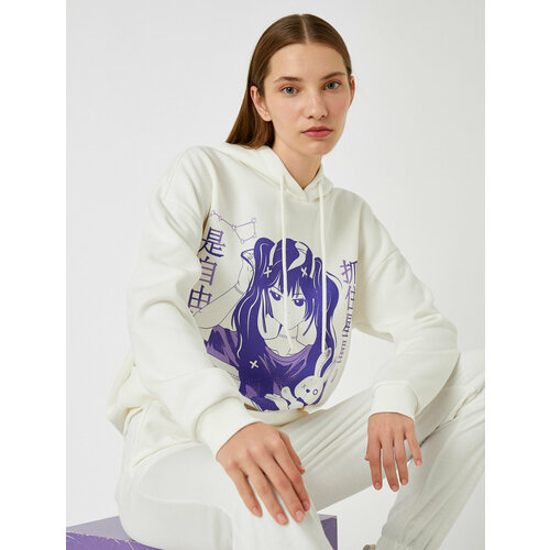 фото Худи koton, размер l, бежевый