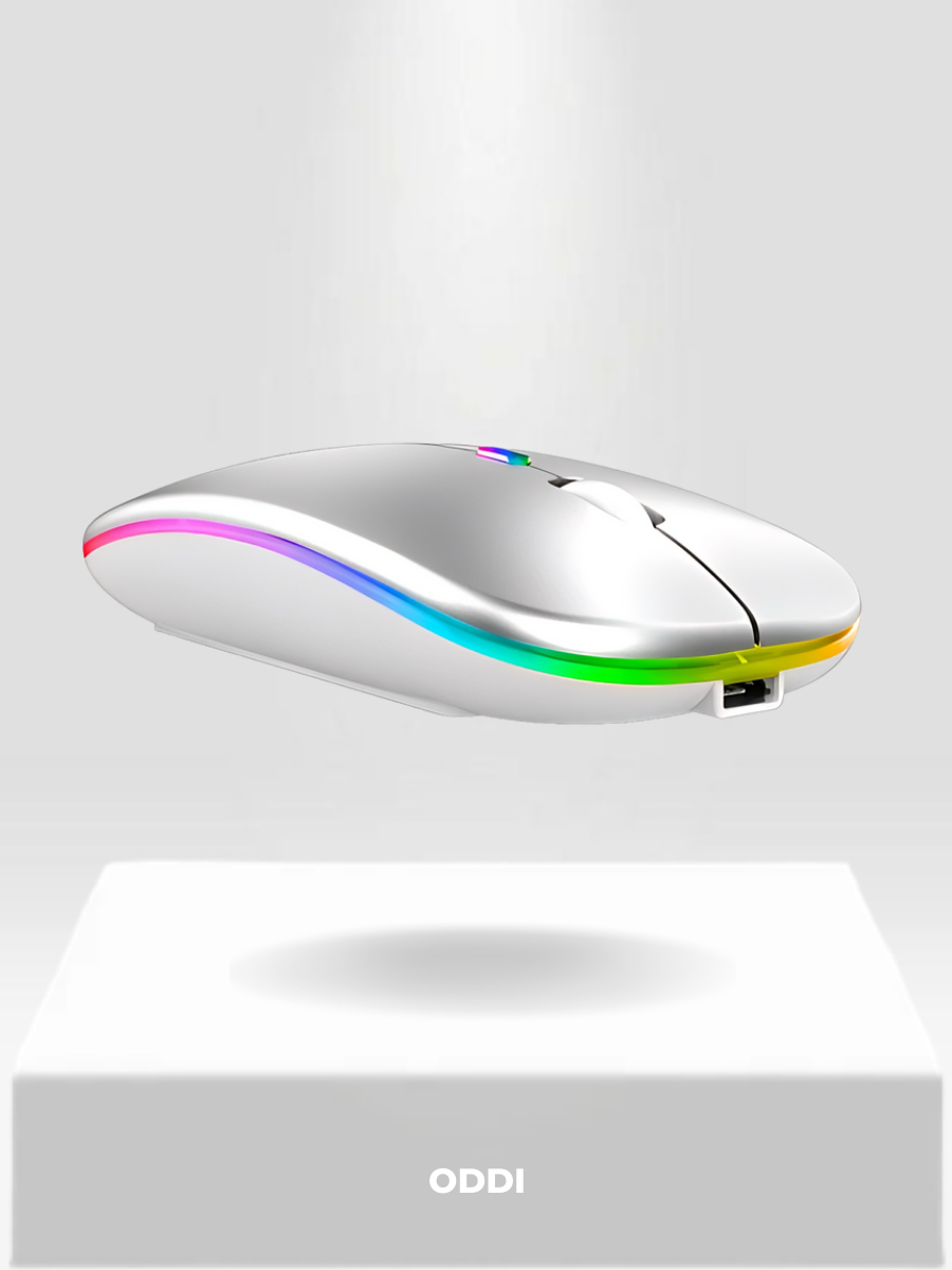 Мышка беспроводная компьютерная для ноутбука с подсветкой