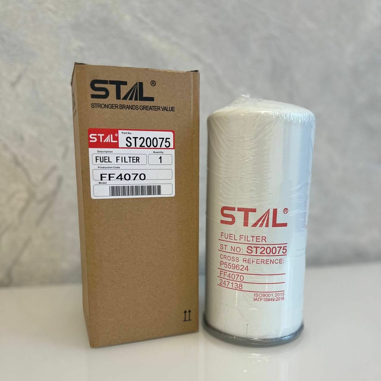 Фильтр топливный STAL ST20075 (P559624 P550472 FF5457 FF4070 1907460 2994048 FC6202 FC62130)