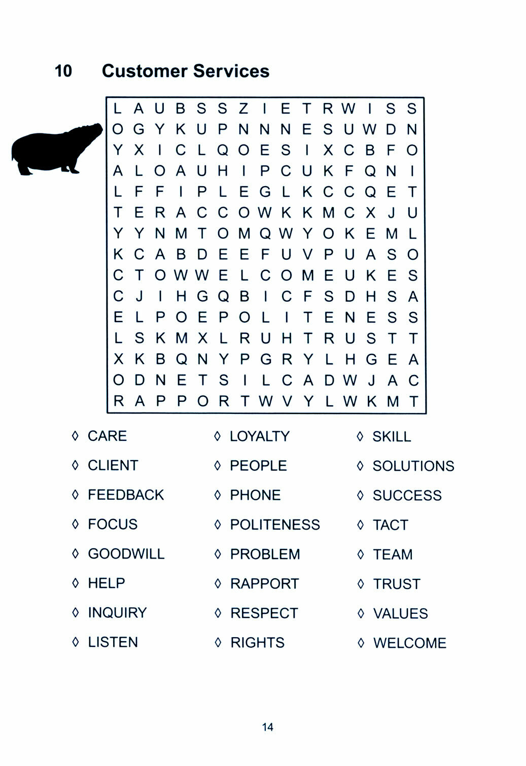 Hippopota-Puzzles Wordsearch (Saunders Eric) - фото №2