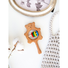 Погремушка Мишутка с цветными деталями - изображение
