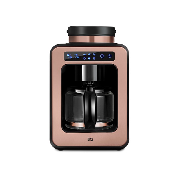Кофеварка BQ CM7000 Розовое Золото/Черный - фотография № 1