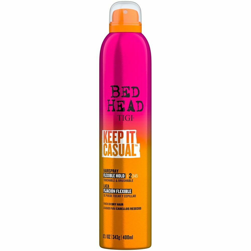 TIGI Bed Head Лак для эластичной фиксации Keep It Casual, 400 мл.