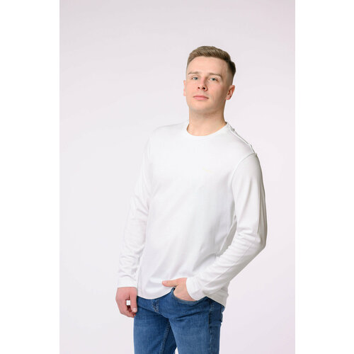 фото Лонгслив bugatti, размер 58 4xl, белый