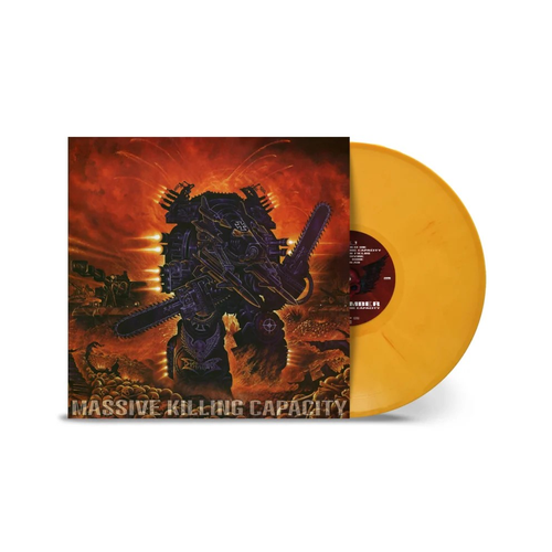 Dismember - Massive Killing Capacity, 1xLP, YELLOW ORANGE MARBLED LP dismember like an ever flowing stream 1xlp cyan black marbled lp