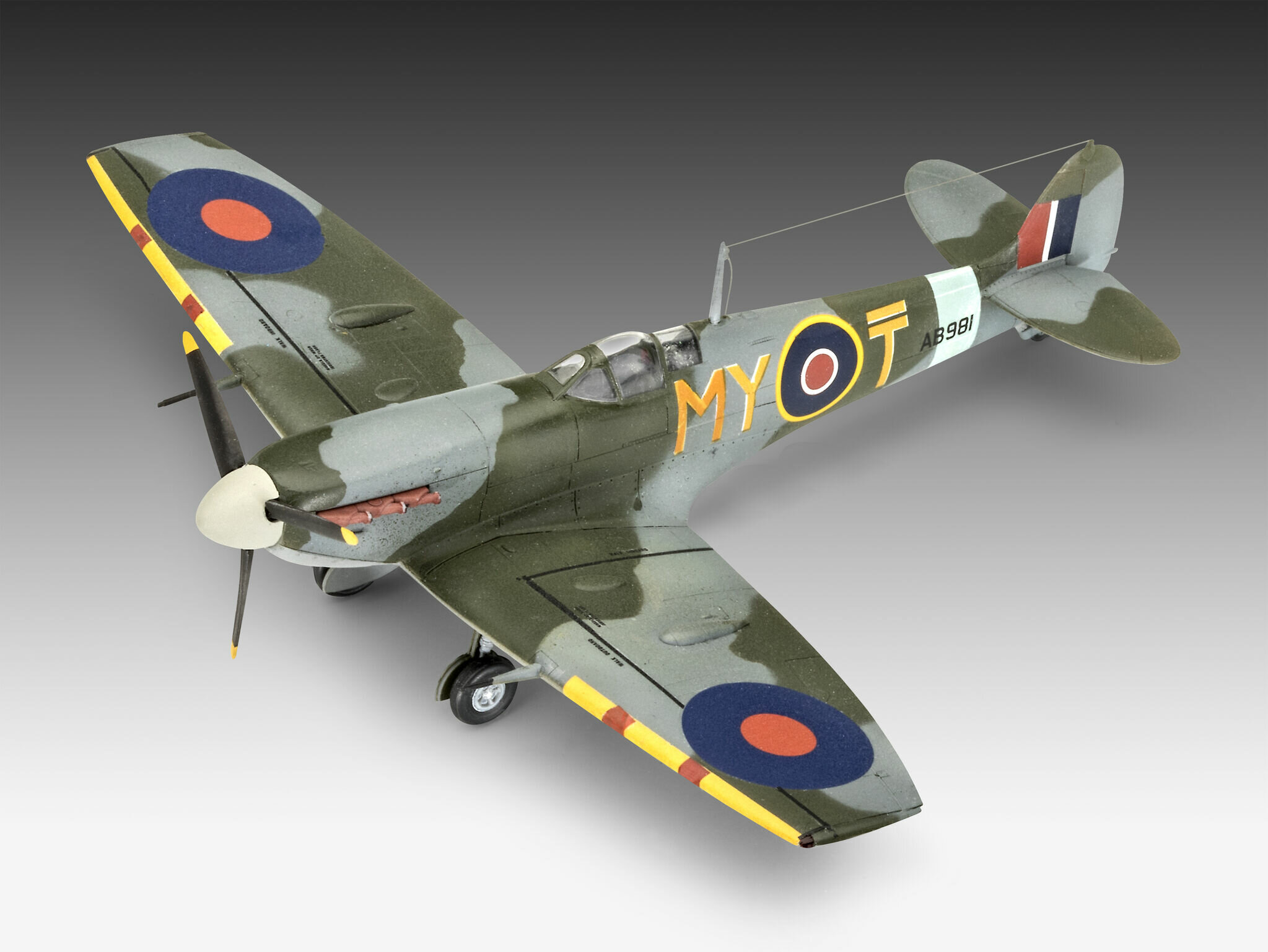 Набор Combat Set истребитель-низкоплан Bf109G-10 и Спитфайр Mk.V 63710 Revell - фото №6