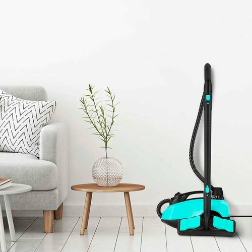 Пароочиститель KitFort КТ-9137-2 черныйбирюзовый 1520000₽