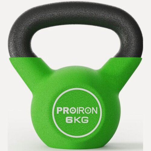 Изображение товара Гиря Proiron неопреновая 6кг, ГИ1060НЕО