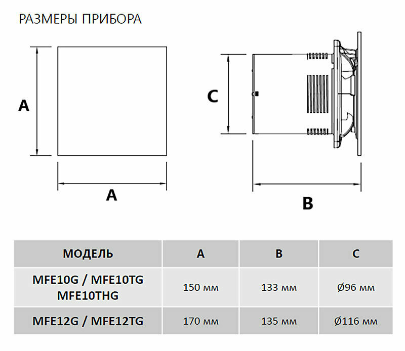 Вытяжной вентилятор MAUNFELD MFE12GB - фотография № 5