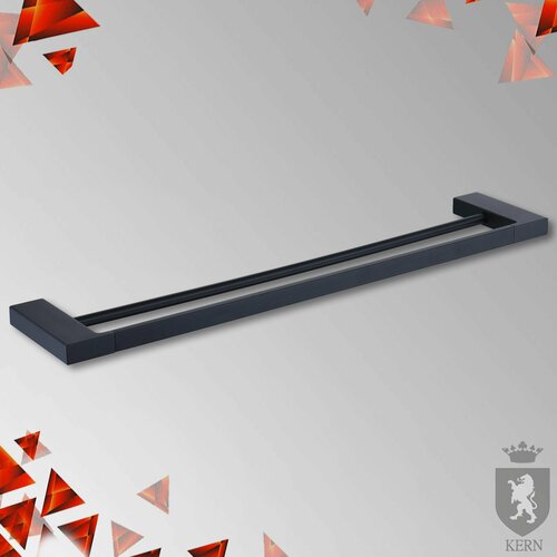 Держатель для полотенец двойной KERN 9512 черный 4101₽