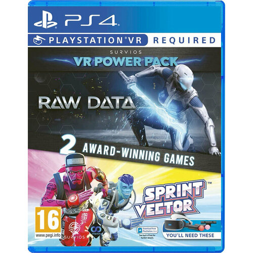 Игра для PlayStation 4 Survios VR Power Pack: Raw Data & Sprint Vector (2 в 1) англ Новый игра marvel iron man vr playstation 4 vr русская версия