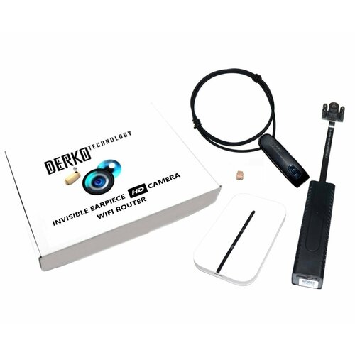 Микрокамера и Wi-Fi роутер с гарнитурой Bluetooth и микронаушником Pico 4 мм 3690000₽