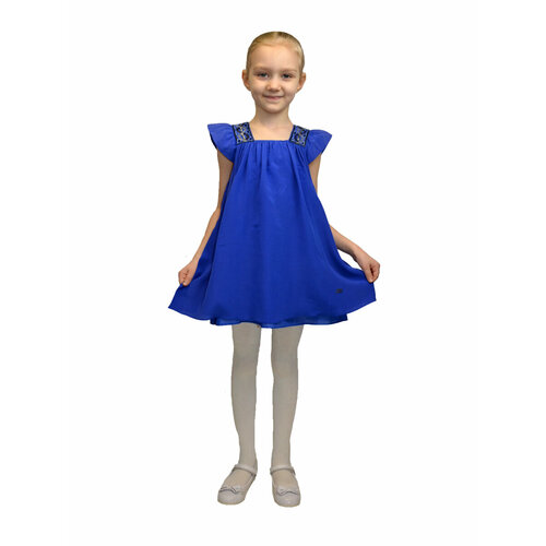 Школьное платье, размер 152, голубой