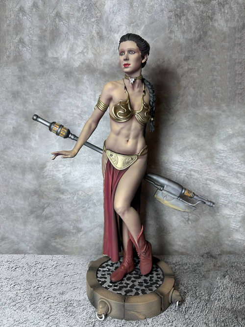 Принцесса Лея Звездные войны Princess Leia Star Wars (окрашена) (20 см)